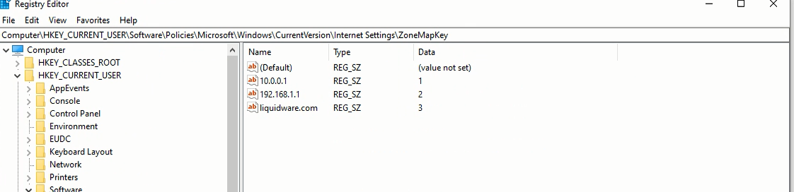 admx help site to zone assignment list
